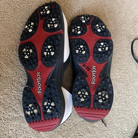 FootJoy FJ GreenJoys Golf Shoes 10 Men’s 45516 White Brown Black - Picture 6 of 6